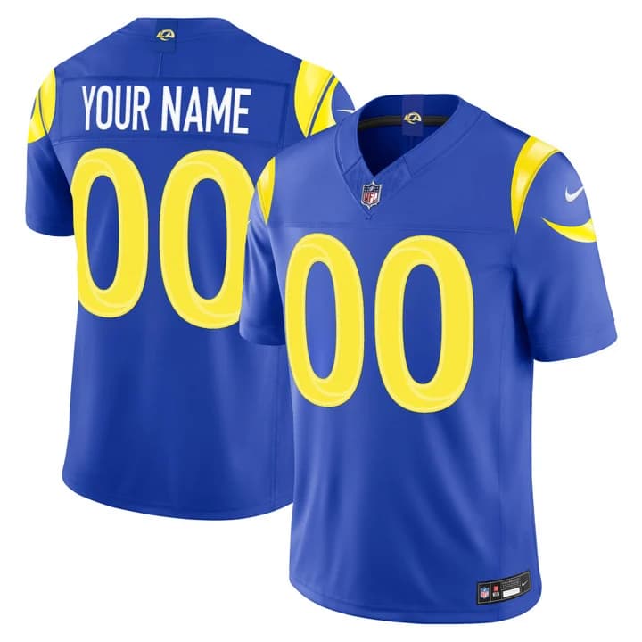 Los Angeles Rams 2026 Vapor Limited Custom Jersey - All Stitched