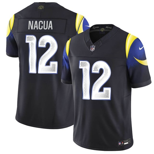 Los Angeles Rams F.U.S.E. Limited Rivalry Series Jersey - All Stitched Puka Nacua - 12