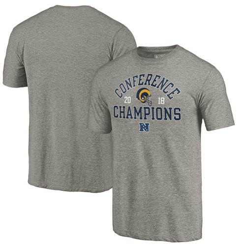 Los Angeles Rams NFL Pro Line By Fanatics Branded 2018 NFC Champions Scrimmage Tri Blend T-Shirt Gray