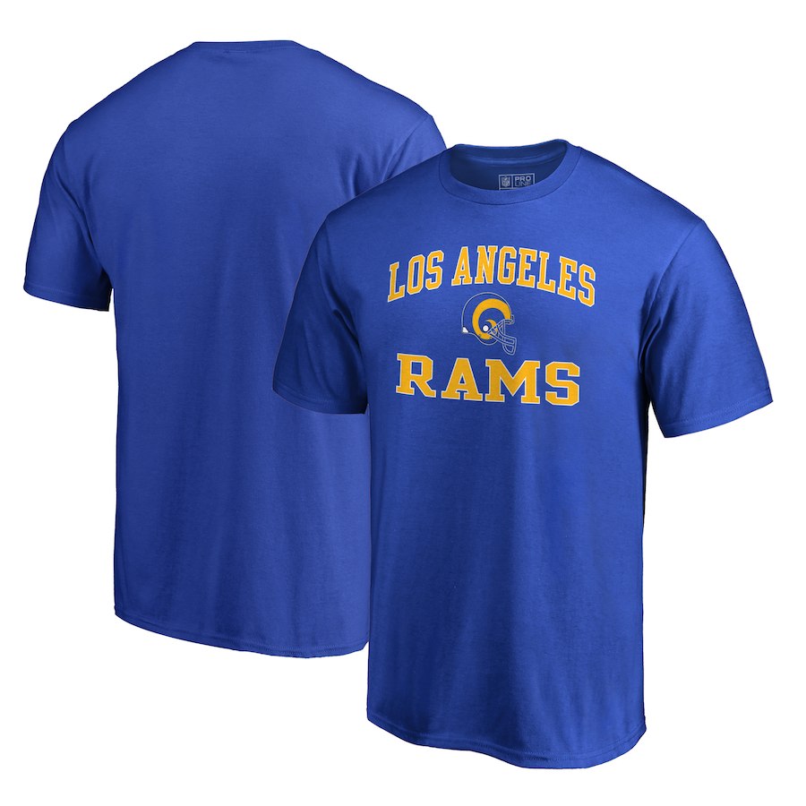 Los Angeles Rams NFL Pro Line By Fanatics Branded Vintage Victory Arch T-Shirt Royal