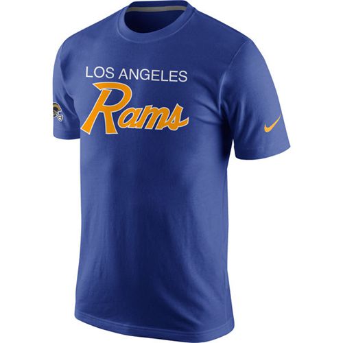 Los Angeles Rams Nike Script T-Shirt Royal