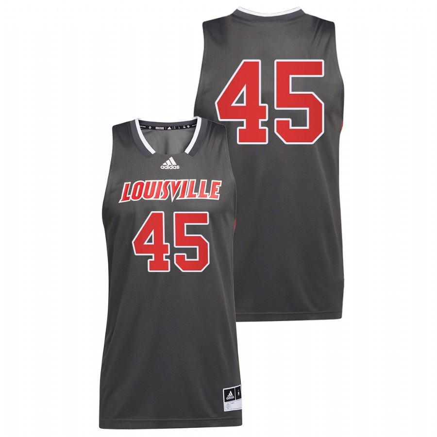 Louisville Cardinals Donovan Mitchell Reverse Retro Grey Alumni Basketball Jersey Men