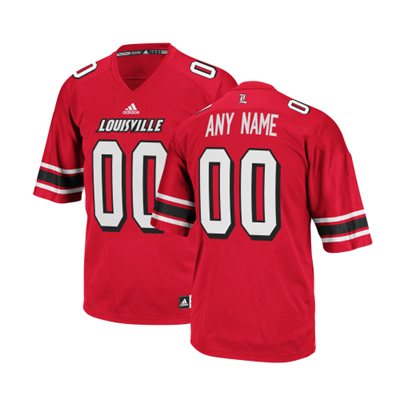 Louisville Cardinals Red Customized Jerseys