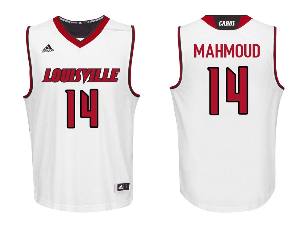 Louisville Cardinals White Anas Mahmoud College College Basketball Jersey