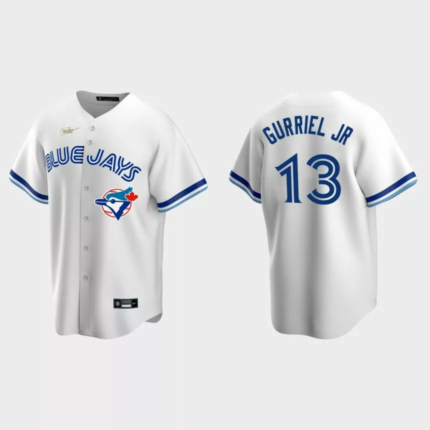 Lourdes Gurriel Jr. #13 Toronto Blue Jays Cooperstown Collection Home Jersey – White