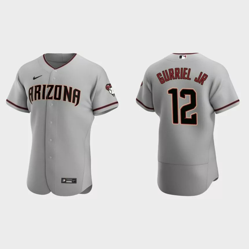 Lourdes Gurriel Jr. Arizona Diamondbacks Authentic Road Jersey – Gray.jpg