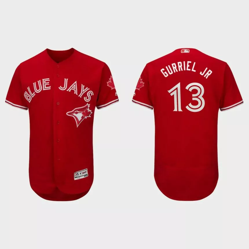 Lourdes Gurriel Jr. Toronto Blue Jays Canada Day Flex Base Jersey – Scarlet