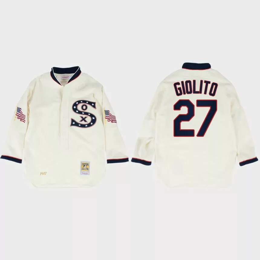 Lucas Giolito Chicago White Sox 1917 Authentic Jersey – White