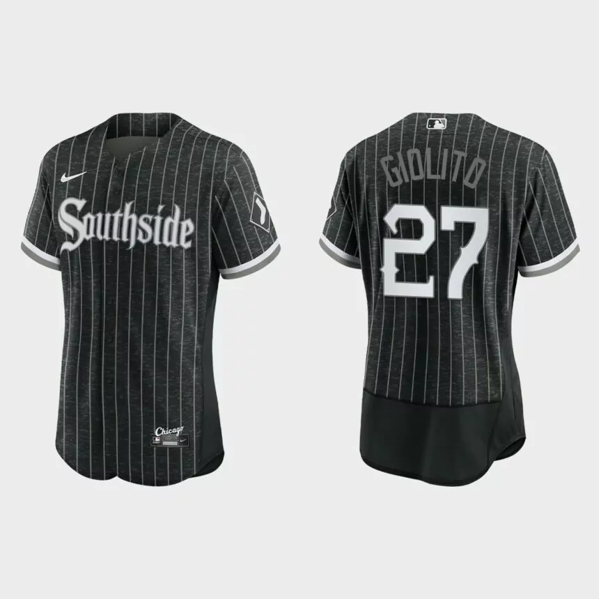 Lucas Giolito Chicago White Sox 2021 City Connect Authentic Jersey – Black