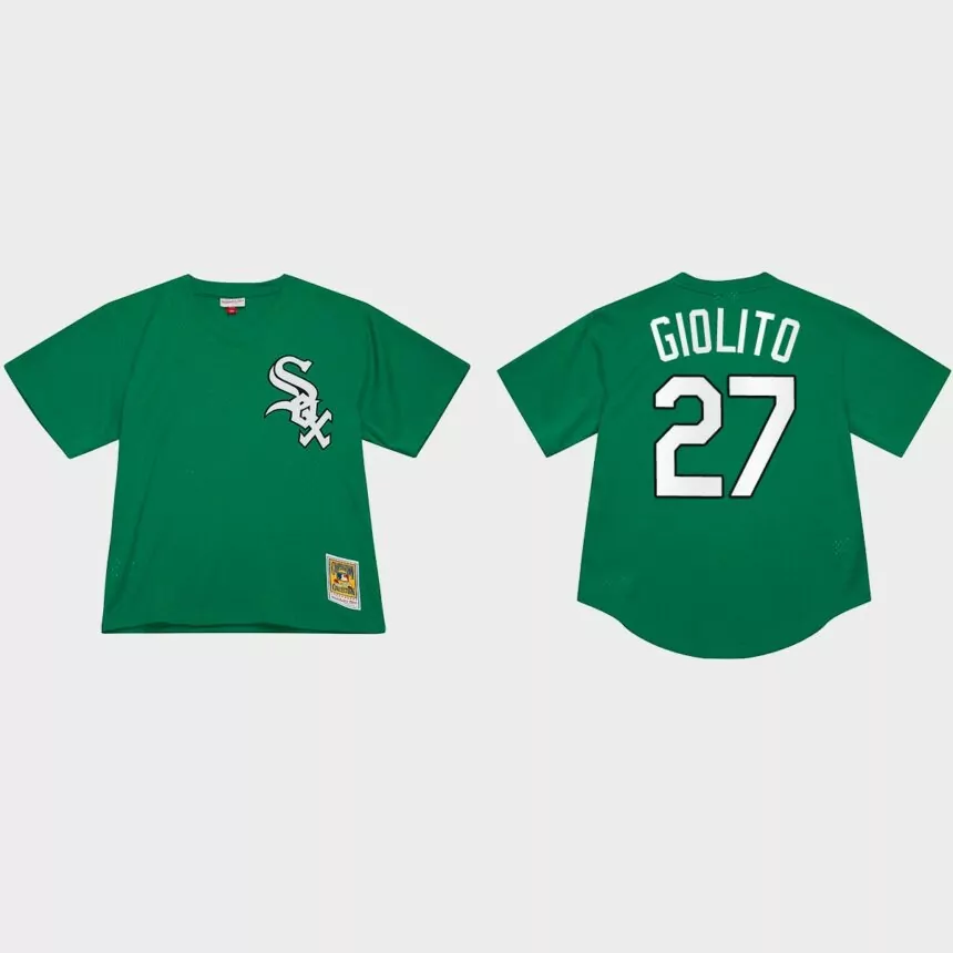Lucas Giolito Chicago White Sox St. Patrick’s Day Authentic Jersey – Green