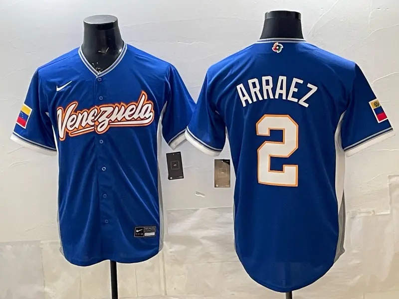 Luis Arraez Venezuela Baseball Nike 2026 World Baseball Classic Home Stadium Jersey 