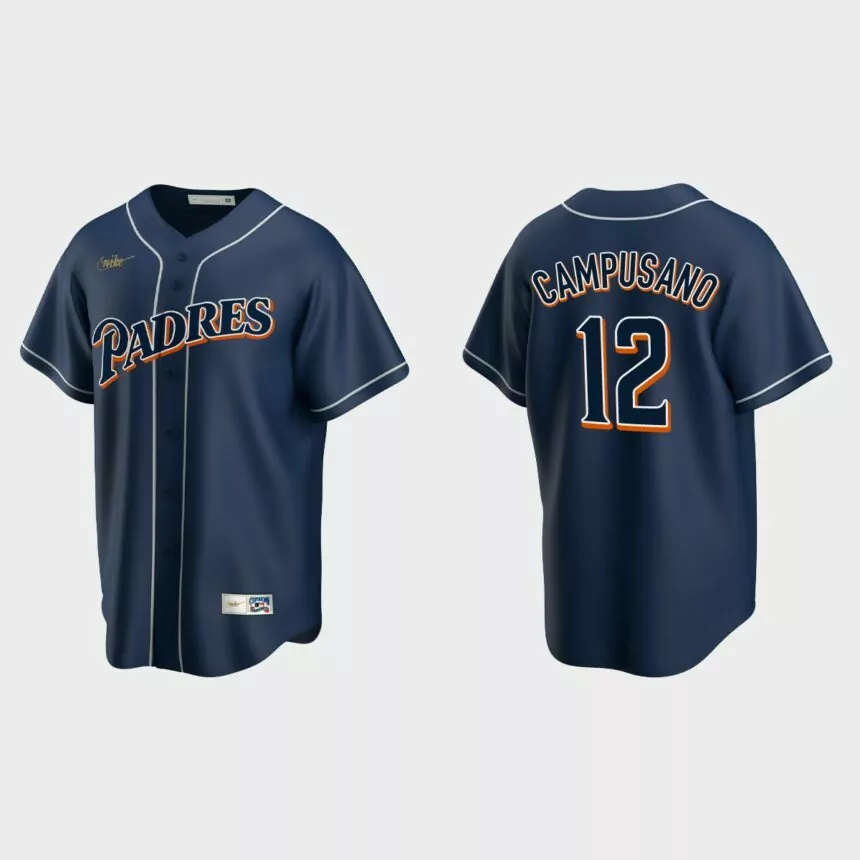 Luis Campusano San Diego Padres Cooperstown Collection Jersey – Navy