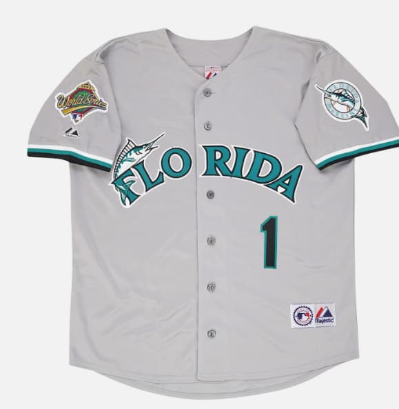 Luis Castillo 1997 Florida Marlins Home Road Alt World  Series Jersey Men's S-3XL