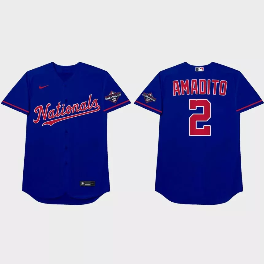 Luis Garcia 2021 Players’ Weekend Amadito Nickname Jersey – Royal