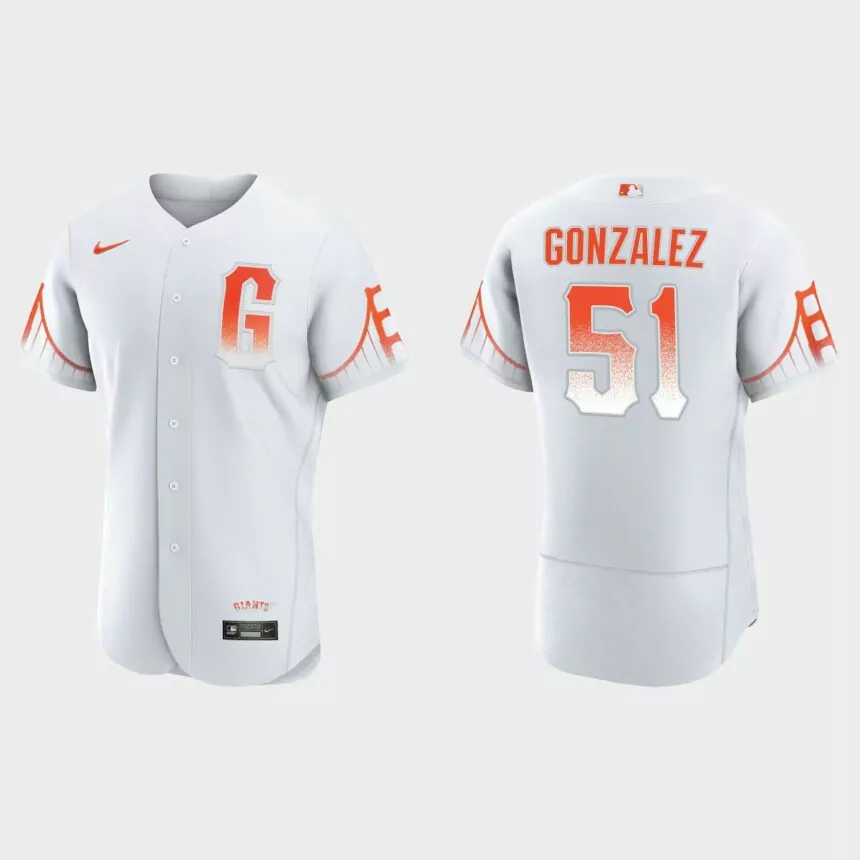Luis Gonzalez San Francisco Giants City Connect Authentic Jersey – White