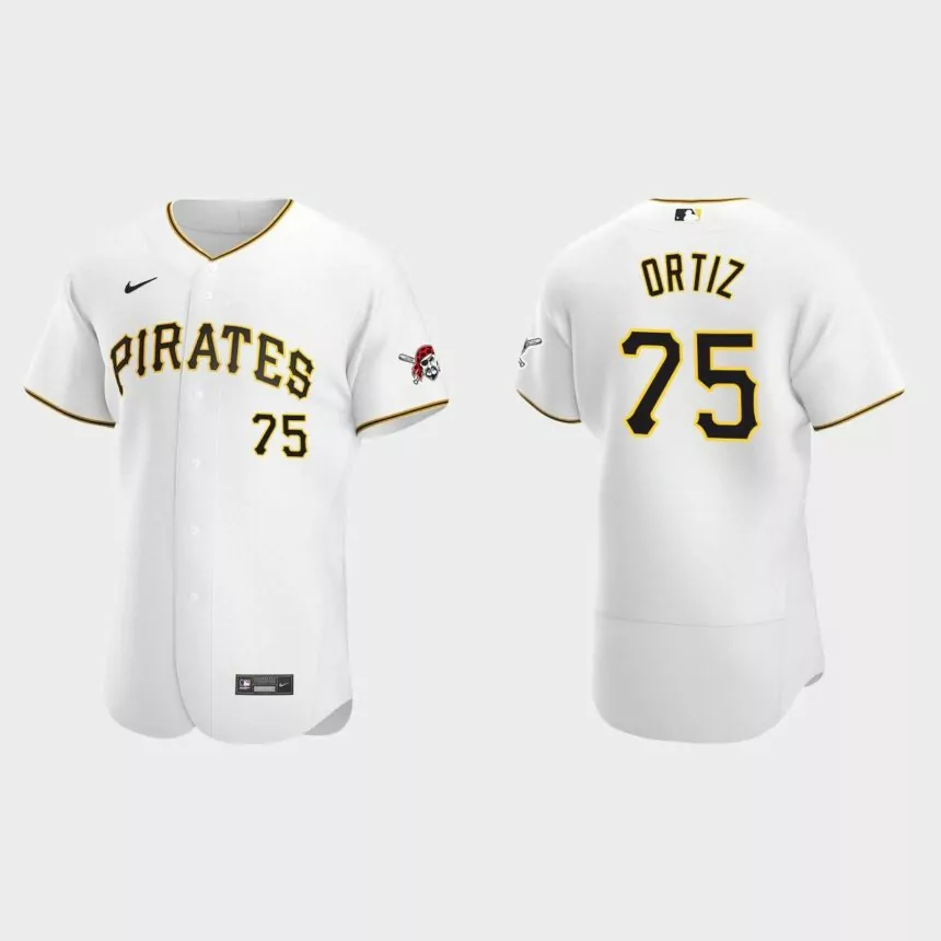 Luis Ortiz Pittsburgh Pirates Authentic Home Jersey – White