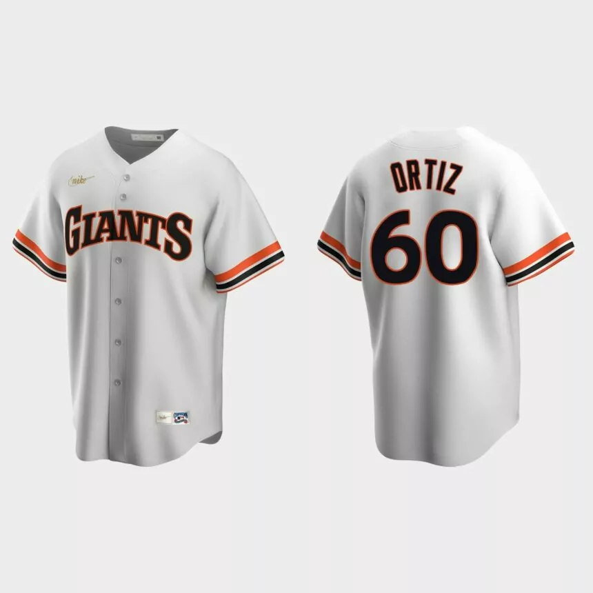 Luis Ortiz San Francisco Giants Cooperstown Collection Home Jersey – White