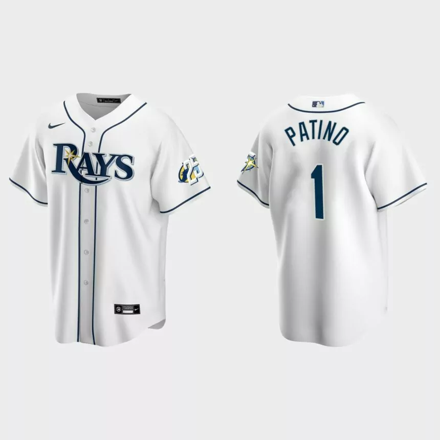 Luis Patino Tampa Bay Rays 25th Anniversary Replica Jersey – White