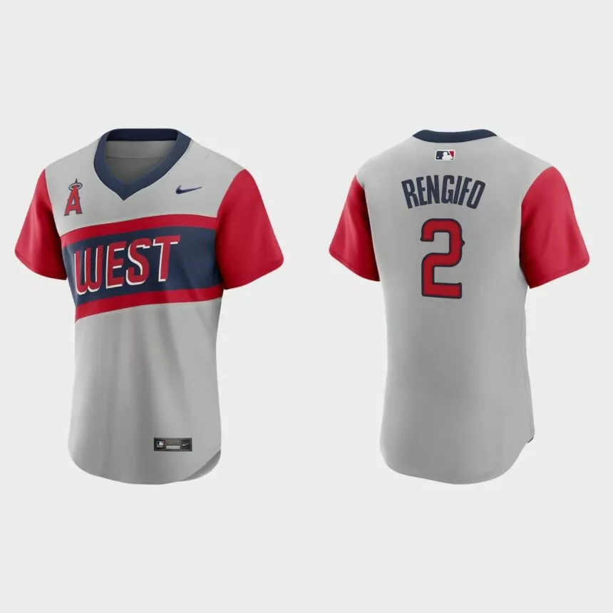 Luis Rengifo Los Angeles Angels 2021 Little League Classic Road Authentic Jersey – Gray