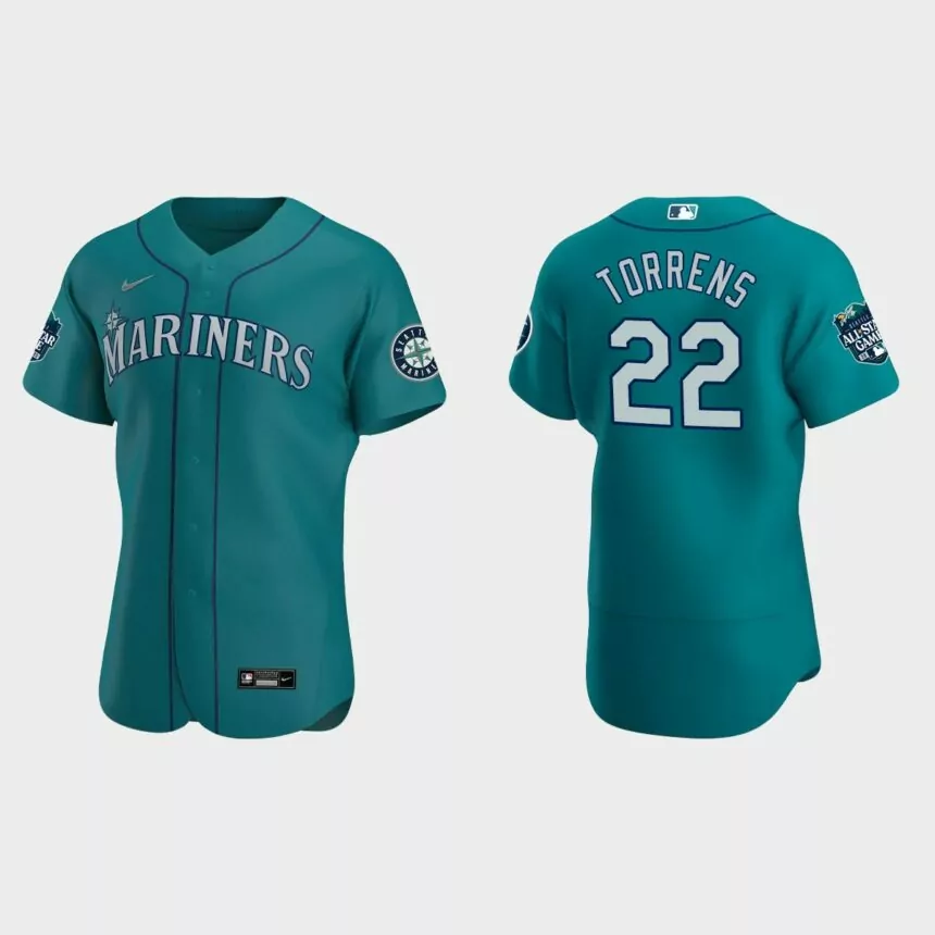 Luis Torrens Seattle Mariners 2023 MLB All-Star Game Jersey – Aqua