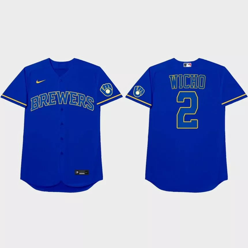 Luis Urias Nickname Brewers 2021 Players’ Weekend Wicho Jersey – Royal