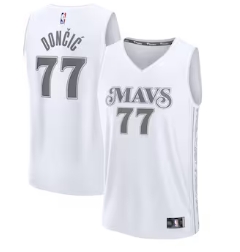 Luka Don?i? Dallas Mavericks Fanatics   2024-25 Fast Break Player Jersey - City Edition - White