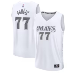 Luka Don?i? Dallas Mavericks Fanatics 2024-25 Fast Break Player Jersey - City Edition - White