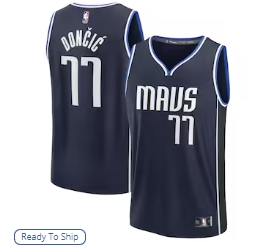 Luka Don?i? Dallas Mavericks Fanatics Men's Fast Break Player Jersey - Statement Edition - Navy