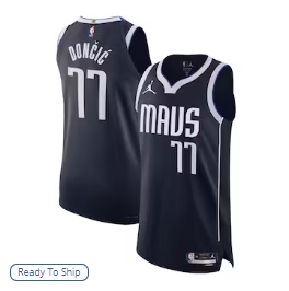 Luka Don?i? Dallas Mavericks Jordan Brand Authentic Player Jersey - Statement Edition - Navy