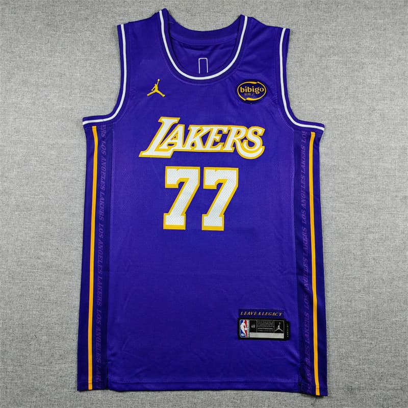 Luka Don?i? Los Angeles Lakers Jordan Brand Unisex Swingman Jersey - Statement Edition - Purple