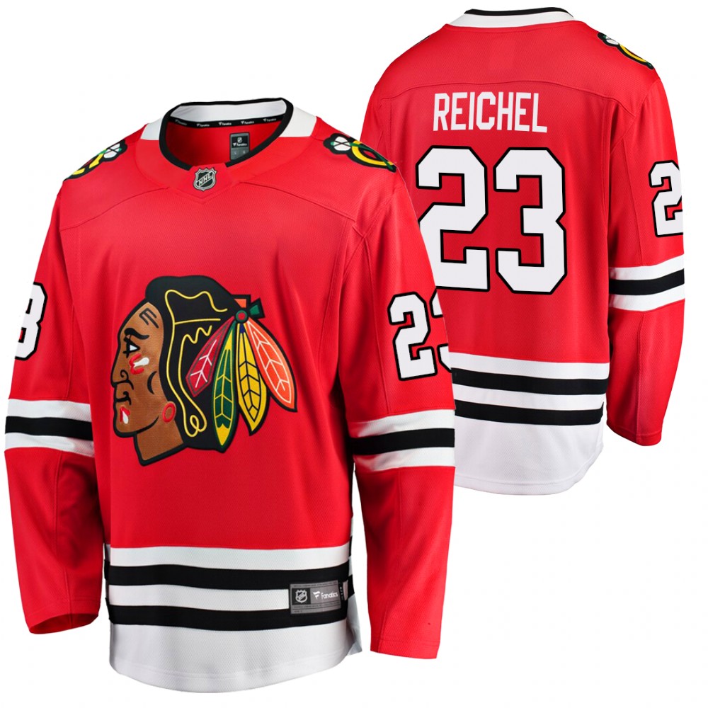 Lukas Reichel Chicago Blackhawks 2020 NHL Draft Red Home Jersey