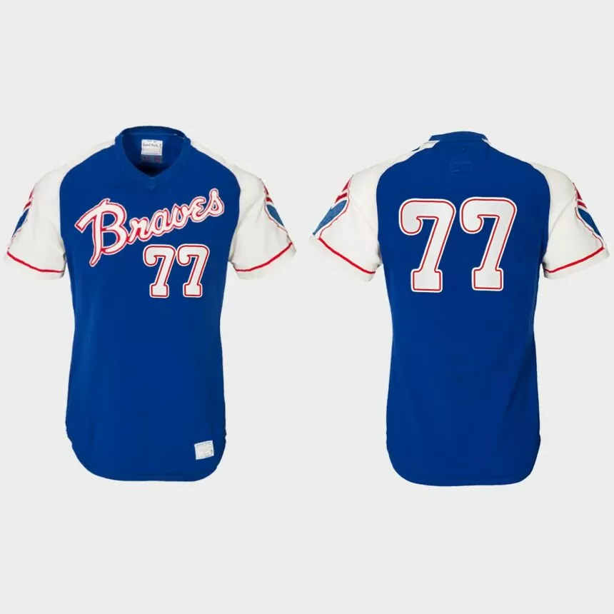 Luke Jackson Atlanta Braves Heritage Throwback Jersey – Royal