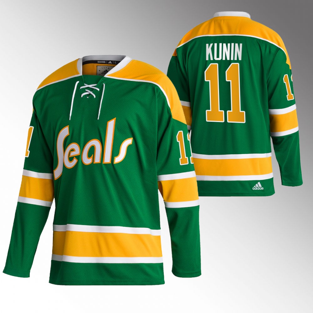 Luke Kunin 2022-23 San Jose Sharks Reverse Retro 2.0 Green Jersey Authentic