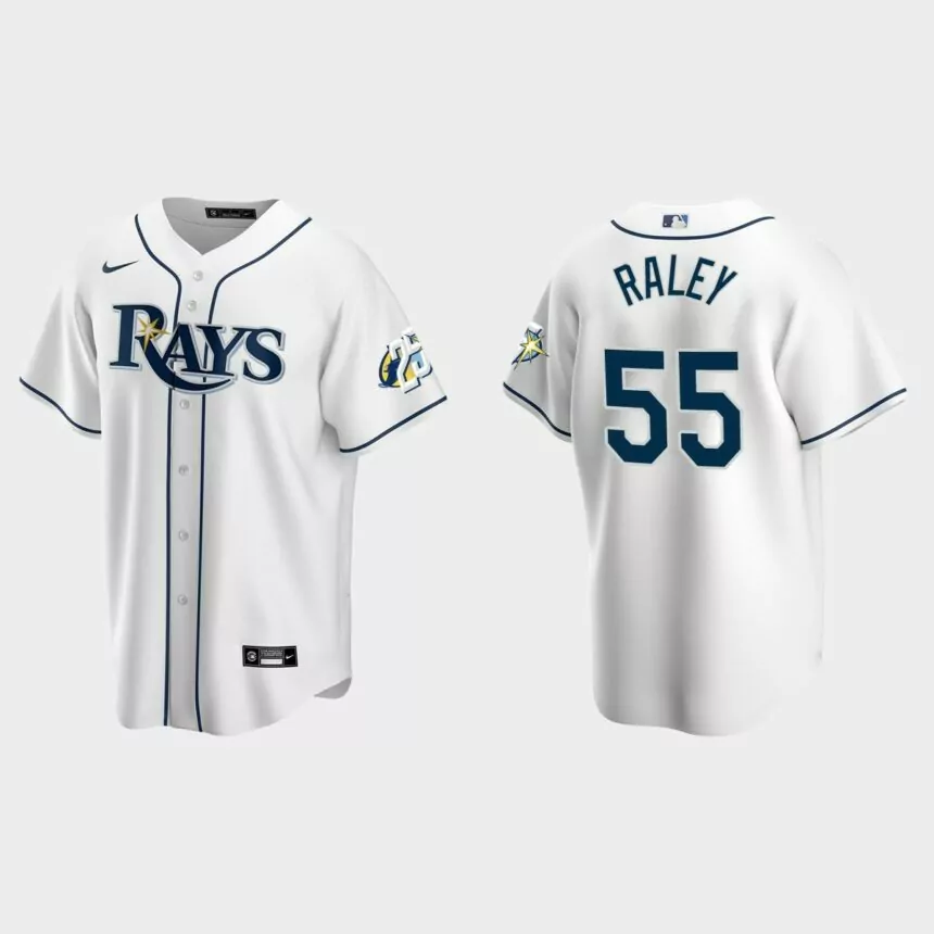 Luke Raley Tampa Bay Rays 25th Anniversary Replica Jersey – White