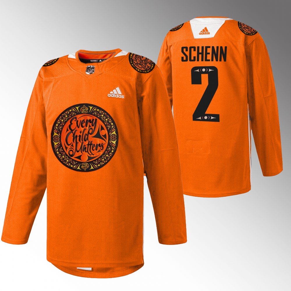 Luke Schenn Vancouver Canucks National Day for Truth and Reconciliation Orange 2022 Jersey Warmup