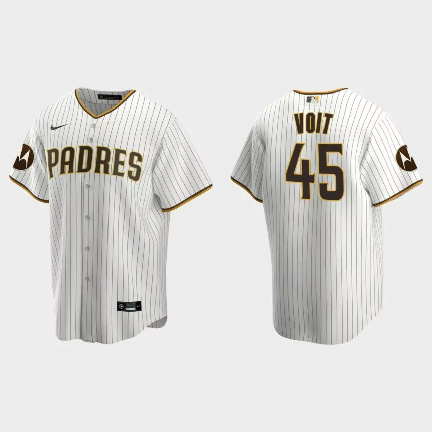 Luke Voit San Diego Padres 2023 Motorola Patch Replica Jersey – White