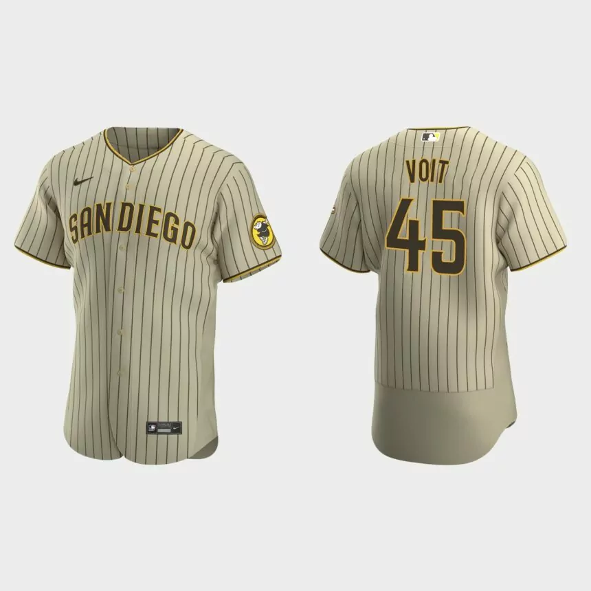 Luke Voit San Diego Padres Authentic Alternate Jersey – Tan Brown