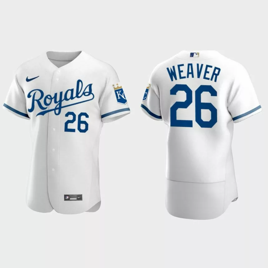 Luke Weaver Kansas City Royals Authentic Jersey – White