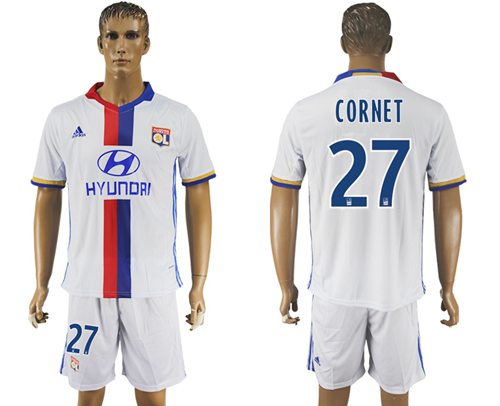Lyon #27 Cornet Home Soccer Club Jersey