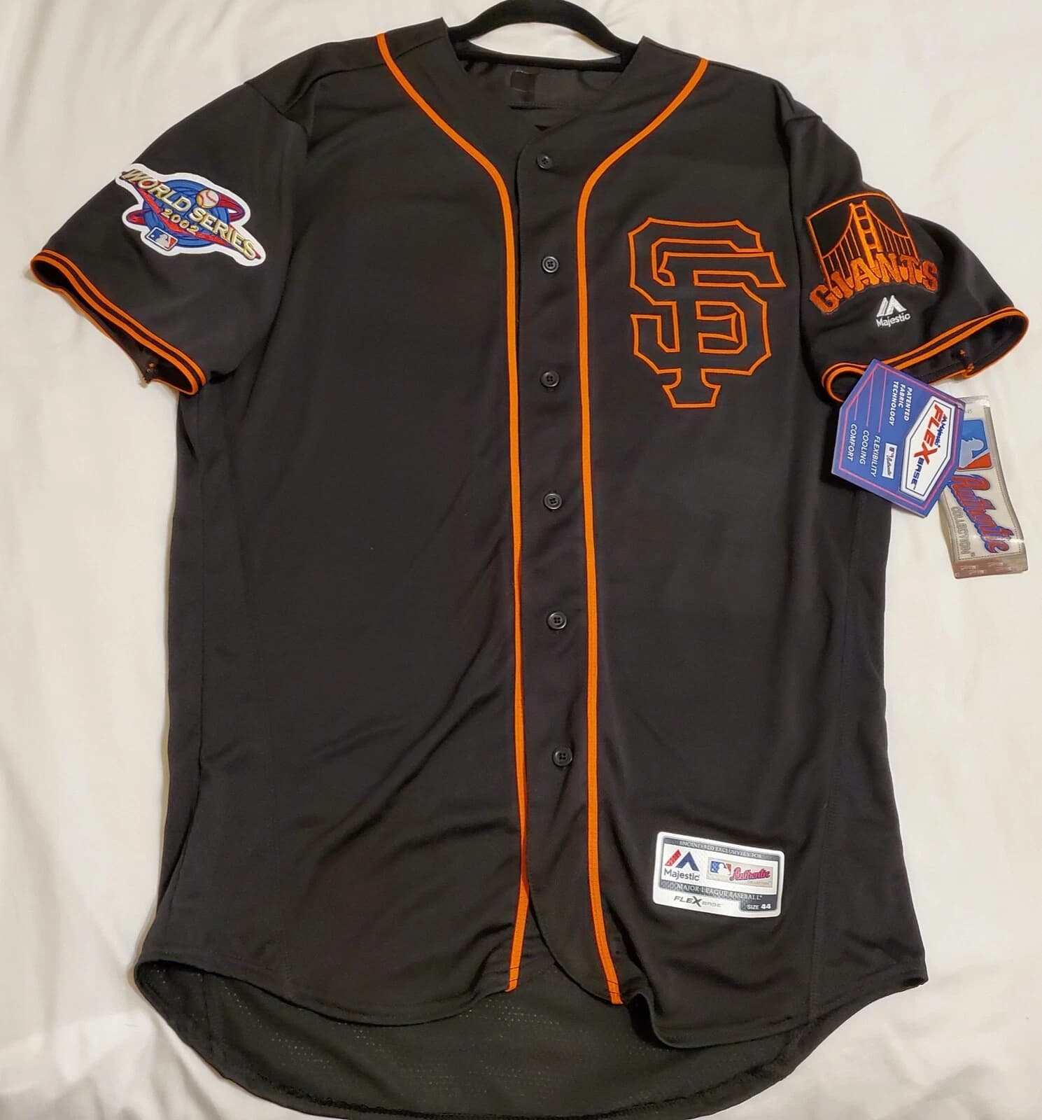 MAJESTIC AUTHENTIC  SAN FRANCISCO GIANTS BARRY BONDS FLEX BASE Jersey