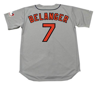 MARK BELANGER Baltimore Orioles 1969 Majestic Cooperstown Away Baseball Jersey