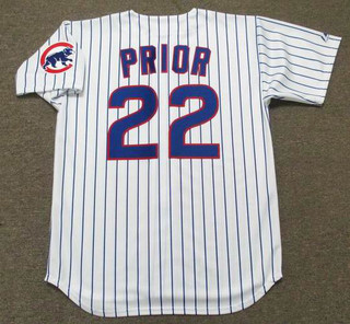 MARK PRIOR Chicago Cubs 2003 Majestic Throwback Home Baseball Jersey