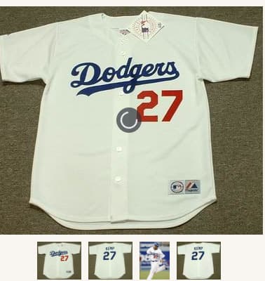 MATT KEMP Los Angeles Dodgers 2008 Majestic Throwback Home Baseball Jersey