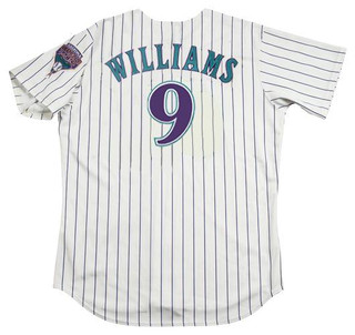 MATT WILLIAMS Arizona Diamondbacks 2001 Majestic Throwback Home Baseball Jersey