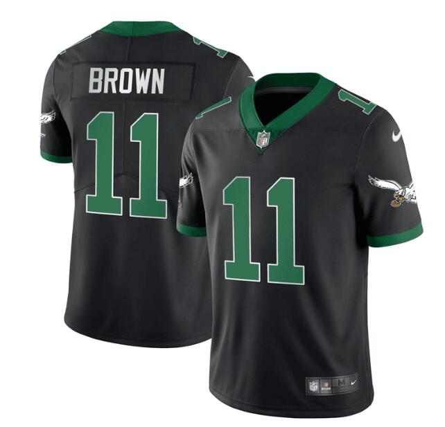 MEN'S?PHILADELPHIA?EAGLES?NIKE?STITCHED?BLACK?KELLY?A.J.BROWN?JERSEY