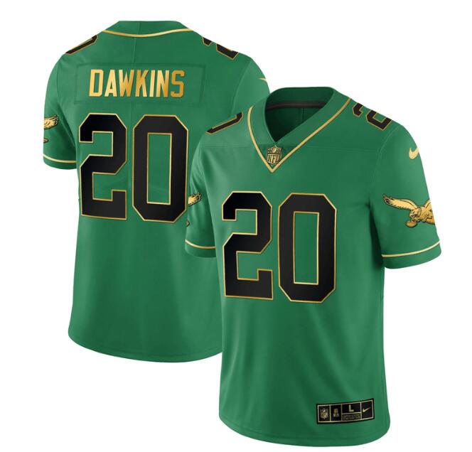 MEN'S?PHILADELPHIA?EAGLES?NIKE?STITCHED?KELLY?BLACK?BRIAN?DAWKINS?JERSEY