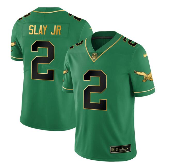 MEN'S?PHILADELPHIA?EAGLES?NIKE?STITCHED?KELLY?BLACK?DARIUS?SLAY?JR?JERSEY