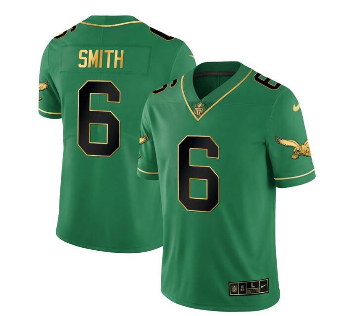 MEN'S?PHILADELPHIA?EAGLES?NIKE?STITCHED?KELLY?BLACK?DEVONTA?SMITH?JERSEY