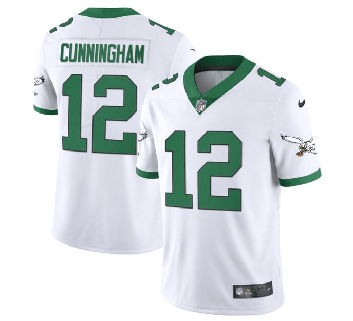 MEN'S?PHILADELPHIA?EAGLES?NIKE?STITCHED?KELLY?WHITE?RANDALL?CUNNINGHAM?JERSEY