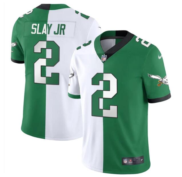 MEN'S?PHILADELPHIA?EAGLES?NIKE?STITCHED?SPLIT?KELLY?DARIUS?SLAY?JR?JERSEY